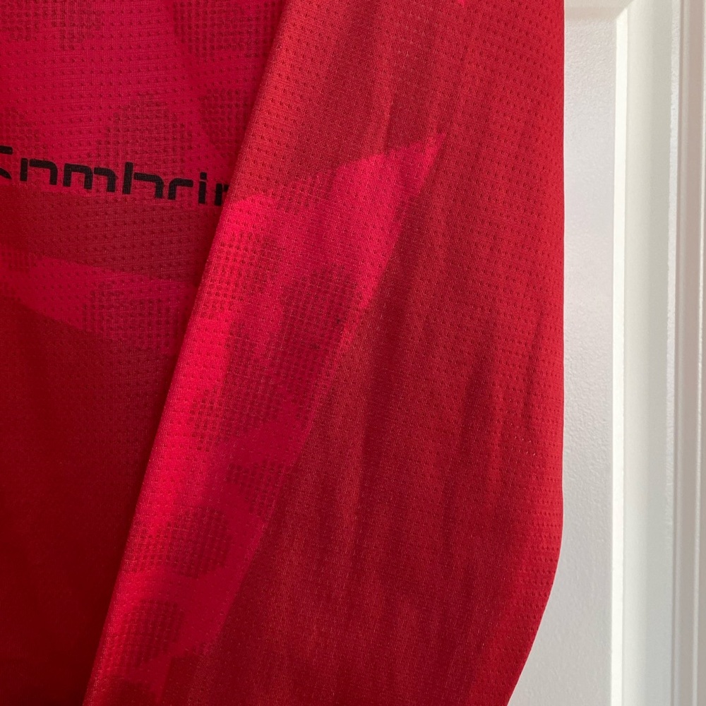Sombrio MTB Duster Long Sleeve Jersey Red Mens Large - Picture 7 of 8